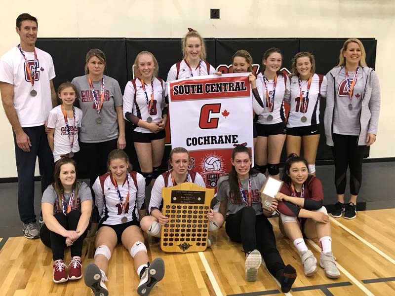 The Cochrane High Cobras senior girls volleyball team brought home a silver medal from the provincial championships on Nov. 23-25.