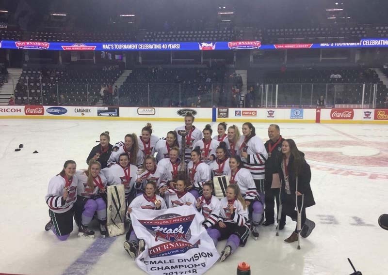 Kara Kondrat was named Playoff Most Valuble Player at the Mac&#8217;s Midgets Tournament.