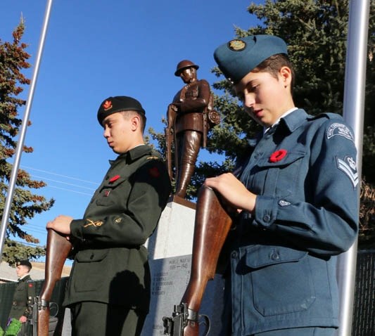 As phase two of the cenotaph project – sidewalk installation – gets underway, fundraising for the third and final phase kicks off.