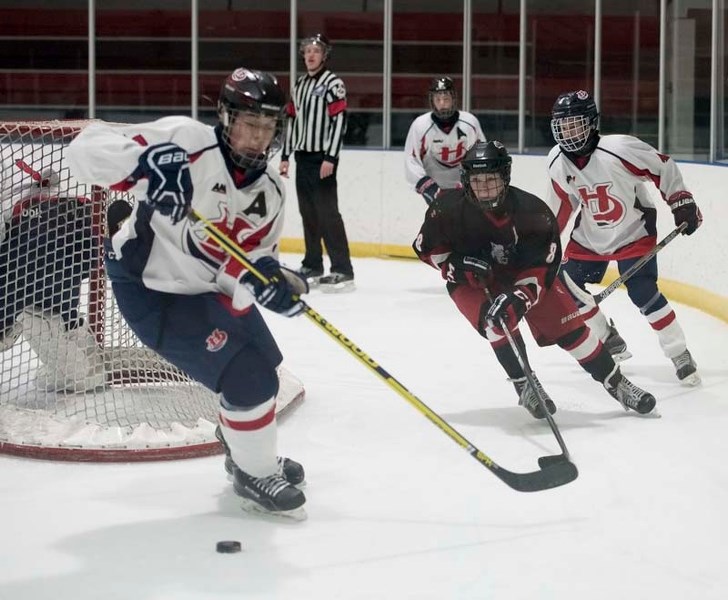 All three Bow Valley Timberwolves teams are nearing the end of their respective seasons with all three jockeying for playoff positioning.