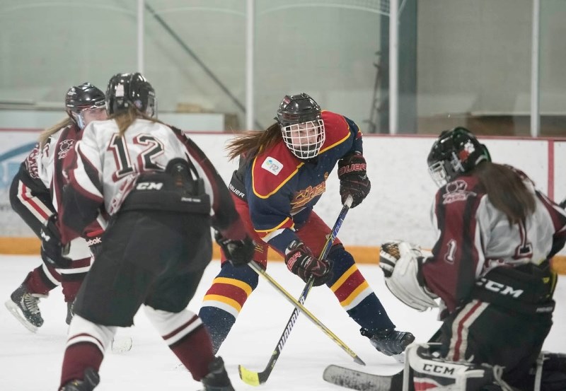The Cochrane Chaos booked their spot in the AJFHL Championship series after a sweep of the Central Alberta Amazons on March 9 and 10.