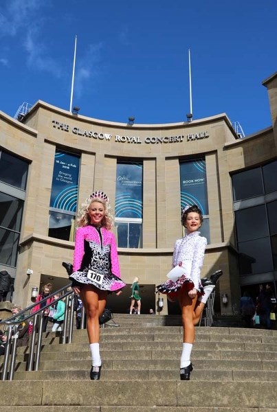 13-year-old Carra Hurley, left, is preparing for the upcoming North American Irish Dancing Championships that will take place in early July.