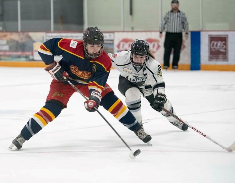 The Cochrane Chaos won the AJFHL Western Showcase tournament after defeating the Calgary Titans 4-3 in the championship game.