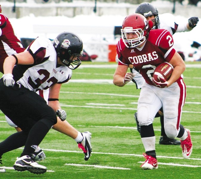 If you felt the Earth move on Saturday, it was because these two were smashing into each other as hard as they could at every opportunity. But Cochrane Cobras running back