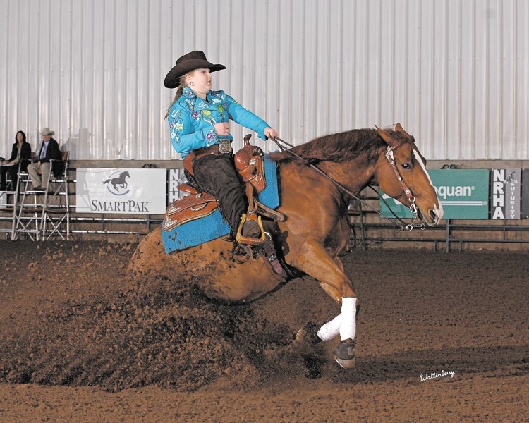 Cochrane&#8217;s Madison Steed won the Youth 14-18 reining title at a prestigious equestrian event in Oklahoma.