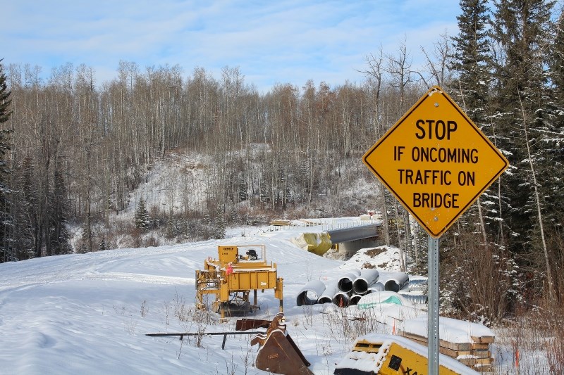 Delivery date of the new $2.8 million Big Prairie Bridge near Cremona has been delayed until at least the spring of 2013.