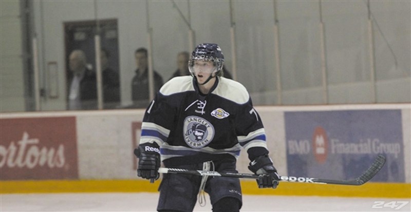 Cochrane&#8217;s James Robinson, currently playing for Langley in the B.C. Hockey League, will play for Penn State starting in 2014.