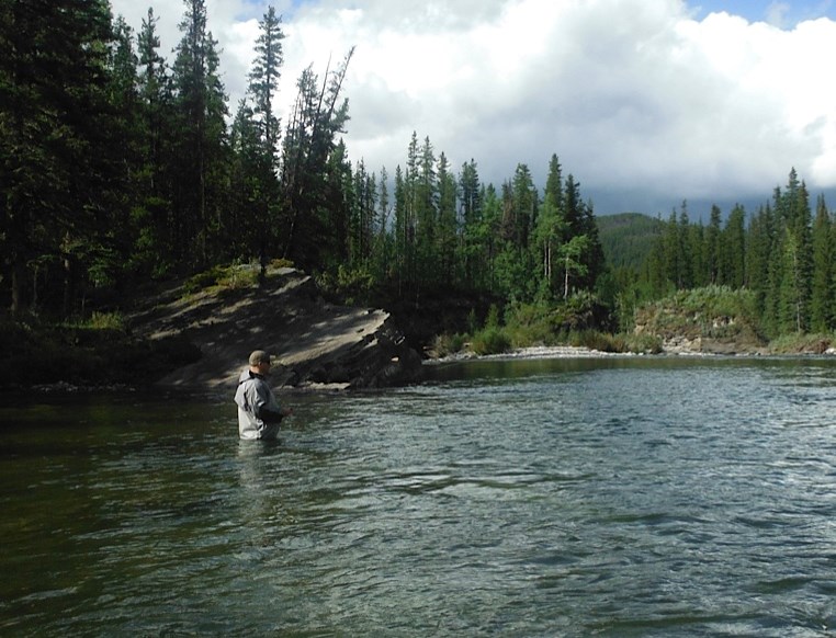 Connor Dion fly fishes west of Cochrane. The town has been nominated for the WFN&#8217;s Ultimate Fishing Town contest. Voting begins April 15.