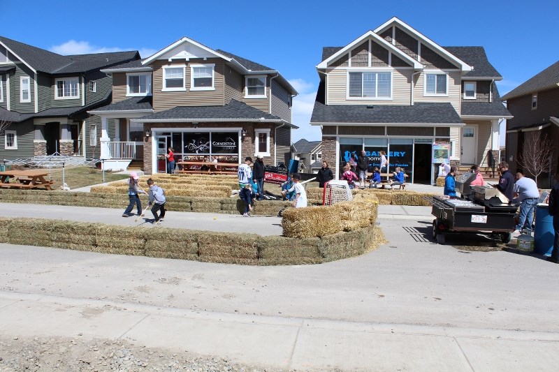 Jumping Pound Ridge Developments held a fundraiser April 27-28 to help raise money for a new playground in the neighbourhood.