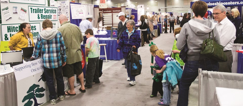 The Cochrane and District Chamber of Commerce Trade Show is at the Spray Lake Sawmills Family Sports Centre May 10-11.