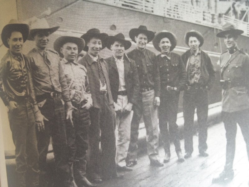 Eight men from Stoney Nakoda travelled to the New South Wales Rodeo in Sydney, Australia in 1939.