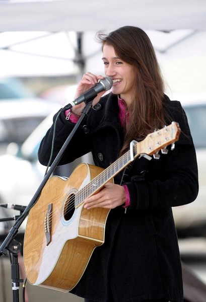 Cochrane musician Kaitee Dal Pra, age 21, is running for a seat on Cochrane town council.