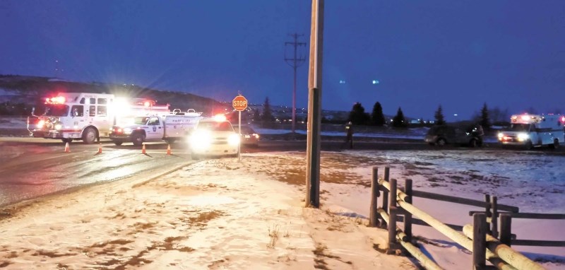 A collision occurred at the corner of Highway 22 and West Rock Road Nov. 23, diverting traffic for a period of time. No injuries were sustained.