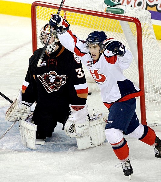 Cochrane&#8217;s Tyler Wong, #5 of the Lethbridge Hurricanes and his team made a visit to the Dome on Dec. 7 as the Canes took on the Calgary Hitmen in Western Hockey League