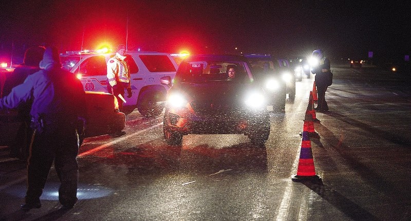 Cochrane RCMP conducted a roadside checkstop Dec. 7. The holiday season is one of the busiest times for police checkstops.