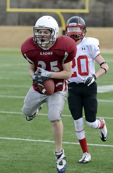 The Cochrane Lions Football team plays several games at Shouldice Park each year.