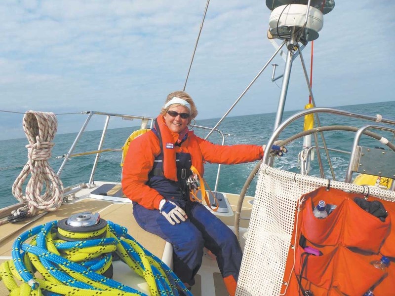 Last June, Bragg Creek resident Fiona Garforth-Bles trained for three weeks off the south coast of England on the Clipper 68 boat to prepare for her participation in the