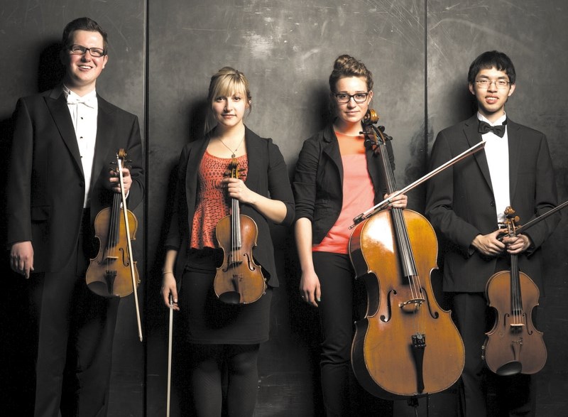 The Volante String Quartet will be part of the Ghost Watershed benefit March 14.