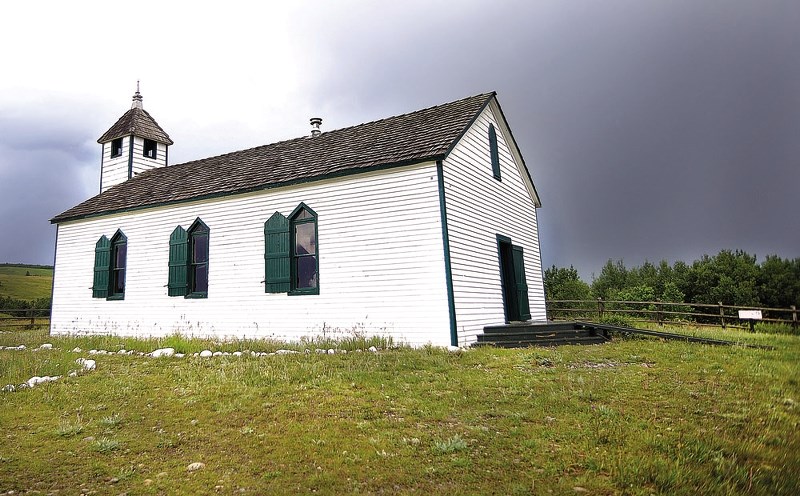 The McDougall Memorial United Church is designated a Provincial Heritage Resource.