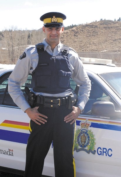Cochrane RCMP Const. Jas Dhaliwal has been in Cochrane since November.