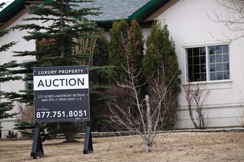 This Bearspaw home will be up for auction May 8 as Calgary&#8217;s first luxury property to be sold by way of a bidding war. Interested buyers must provide a $100,000 deposit 