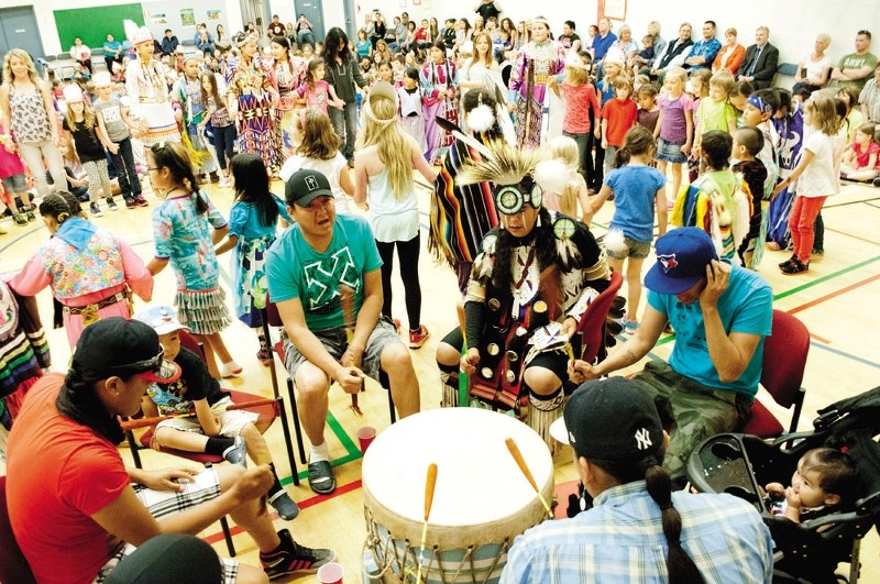 Drums were beat and dancing ensued at Glenbow Elementary School June 20 for Aboriginal Day, which is celebrated across Canada.