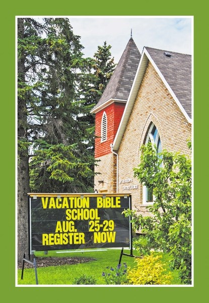 A sign outside St. Andrew&#8217;s United Church sends columnist on journey down memory lane.