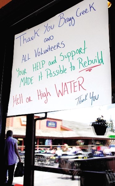 The PowderHorn Saloon in Bragg Creek raised $7,500 during its flood fundraiser June 20. The event boasted a silent auction, barbecue, beer gardens and live music.