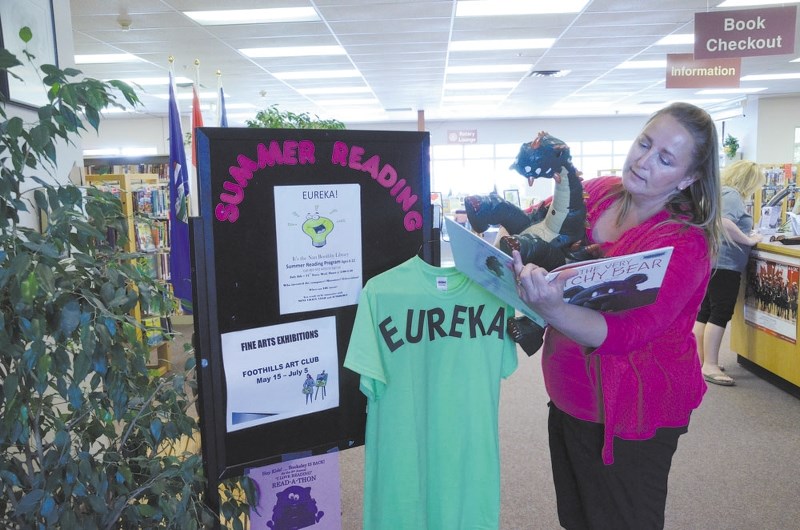 Amanda Field is one of the Nan Boothby Memorial Library staff who will be running the summer reading program this year called Eureka.