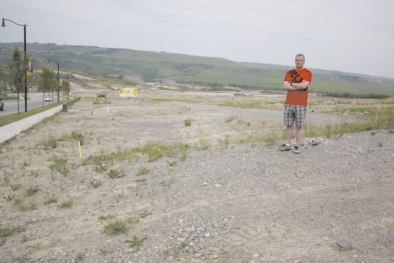 River Heights resident Jerry de Winter said he is fed up with the delay to complete the gravel road that would re-route the heavy industrial traffic that has plagued area