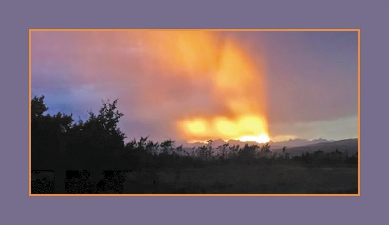 In the sunset over the mountains west of Morley on July 30 God spoke words of hope and comfort to listening hearts grieving the loss of three members of the Stoney Nakoda
