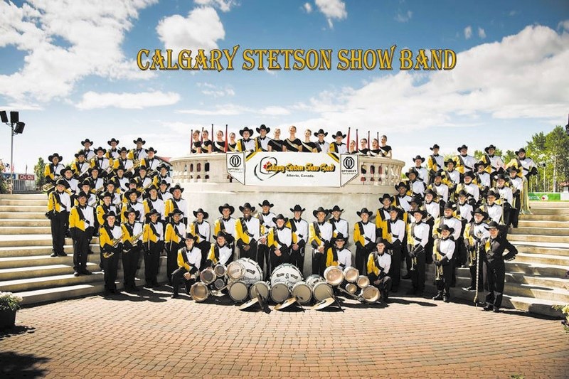 The Calgary Stetson Show Band (pictured) and Calgary Stampede Showband each have three Cochrane residents as part of their respective ensembles and recently won several