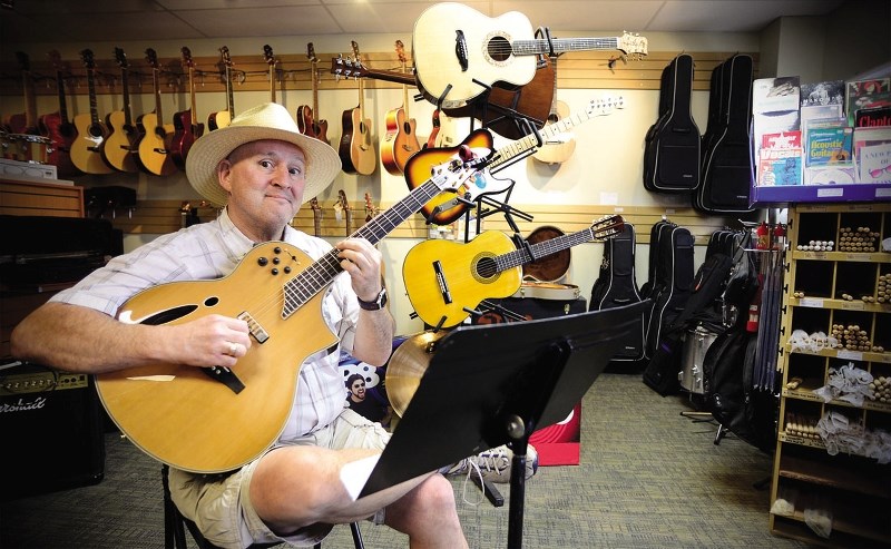 Phantoms Music store owner Gary Lefebvre, along with his teaching staff, can get those of all ages and experience levels to improve or learn how to play guitar, piano or