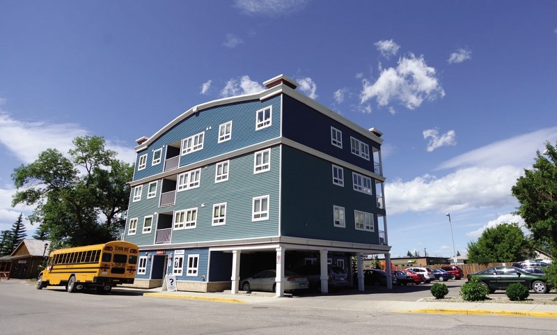 The Homestead Building is Cochrane&#8217;s affordable housing complex.