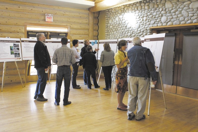Cochrane residents came out for the public engagement session Oct. 16 at the RancheHouse to discuss the Cochrane Transportation Master Plan.