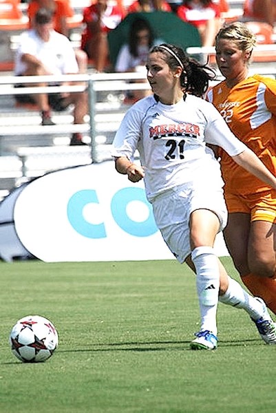 Cochrane High School Cobras 2013 grad Katelyn Dimopoulos is in her second year at Mercer University in Georgia. The 19-year-old has helped the Mercer Bears women&#8217;s