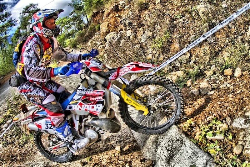 Cochrane offroad motorcycle racer Marty Halmazna was one of 60 racers from around the world to complete the three-day Red Bull Sea to Sky enduro motorcycle event in Kemer,