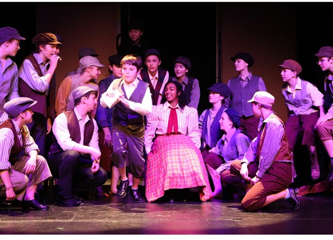20181123 Cochrane High Newsies Rehearsal DL 0202