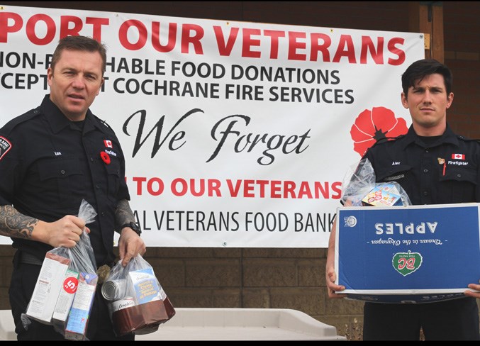 firefighters food drive