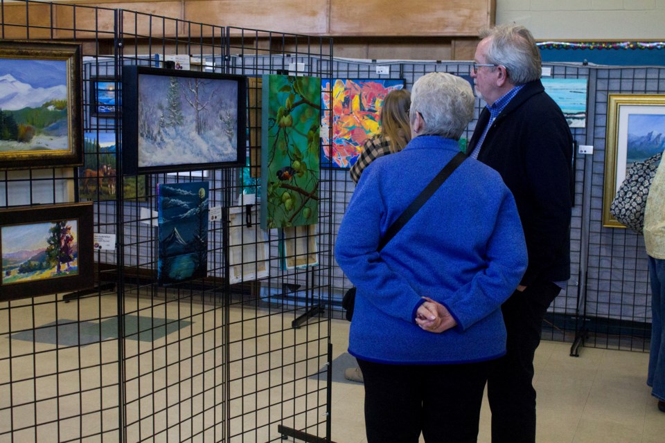 The Foothills Art Club displayed their finest works of art at St. Andrew's United Church for their 2024 Spring Show and Sale on April 20.