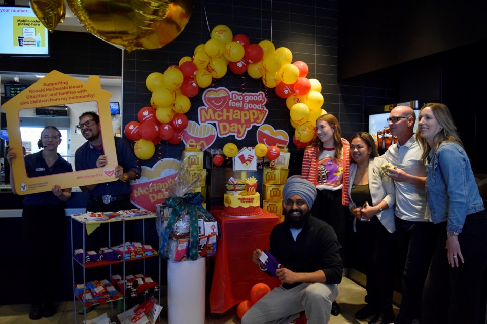 McDonalds in Cochrane's Fireside neighbourhood teamed up with members of the community for McHappy Day, an annual event that takes place across the country on May 8. 