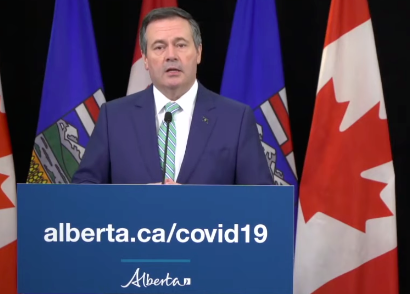 Albert Premier Jason Kenney provides an update on COVID-19 measures on Monday (April 6).