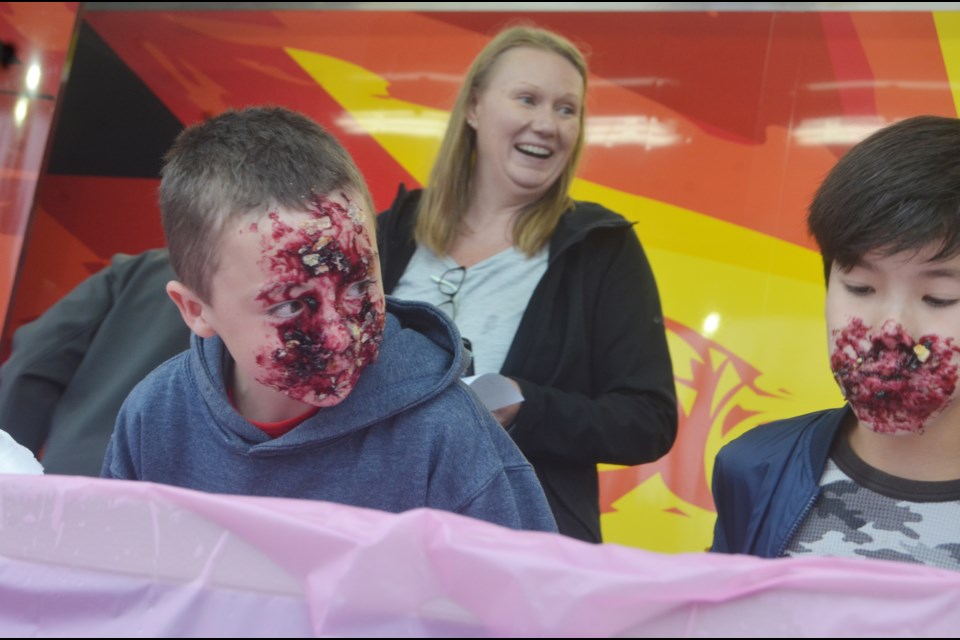 Did you take part in the Bragg Creek Days pie eating contest?