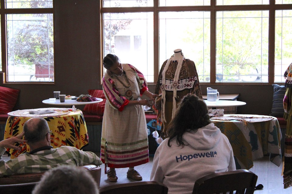 The Cochrane Library hosted a Pow Wow 101 event on August 9 that taught people Pow Wow traditions in an educational workshop. 