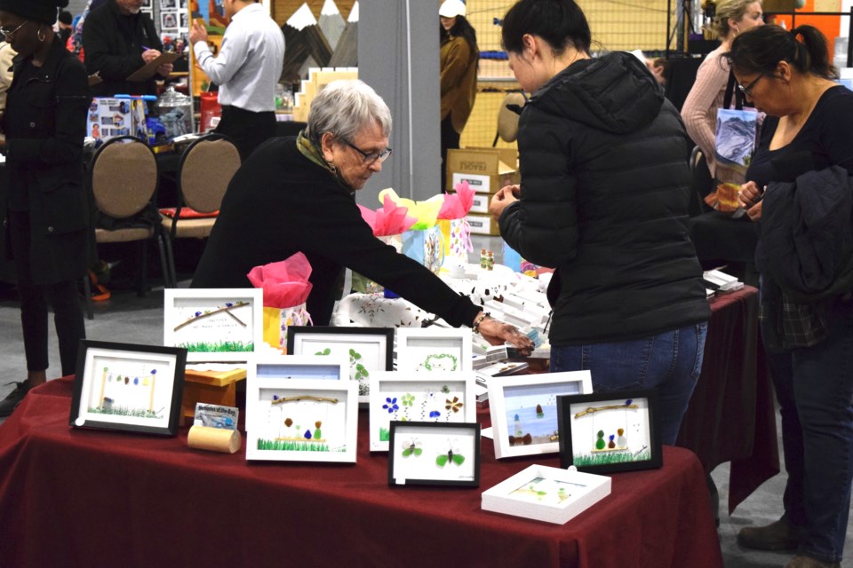 Dozens of local vendors were at the SLS Centre in Cochrane for a Quirk Social organized Easter Pop-Up Market on April 19. 
