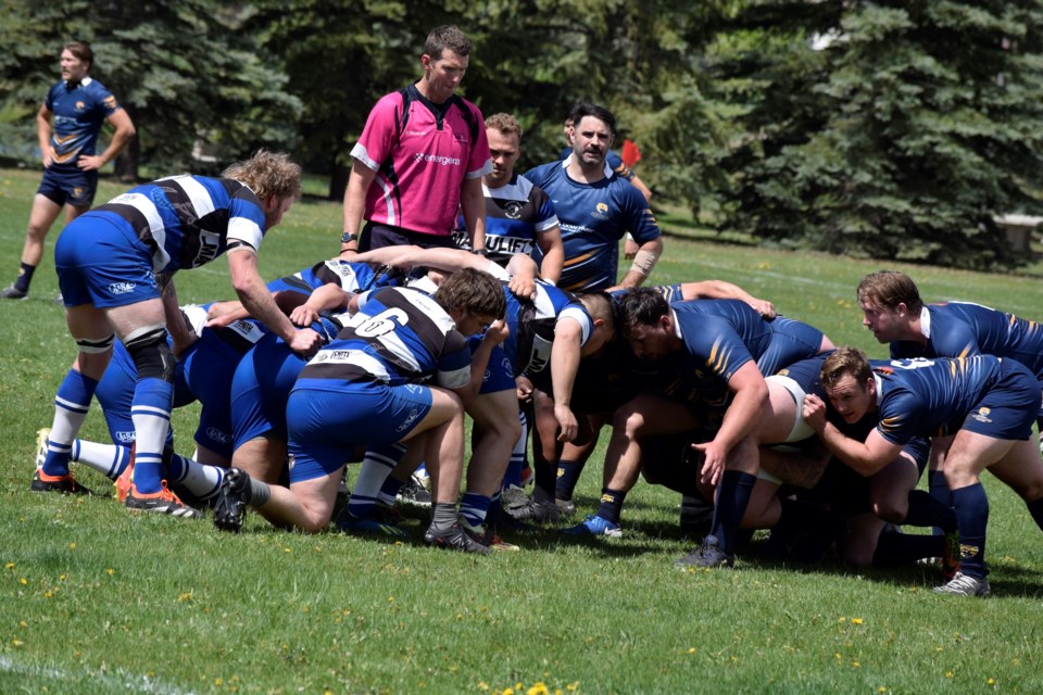 Close to 300 members of the Bow Valley Rugby Club turned out for Club Day on May 31 at Mitford Park. Games were held all day long, from youth to senior, women and men's. 