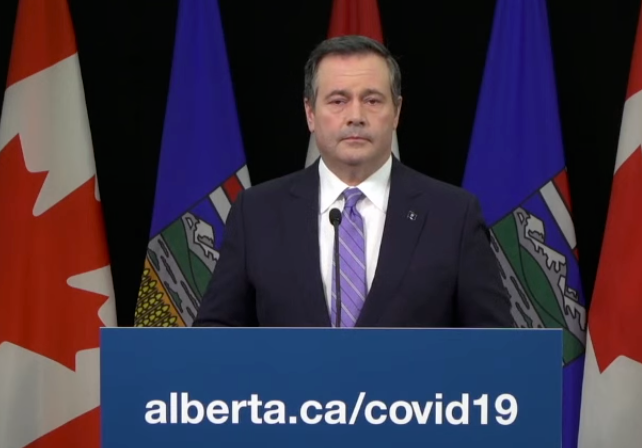 Alberta Premier Jason Kenney provides a COVID-19 update on Wednesday (April 22).