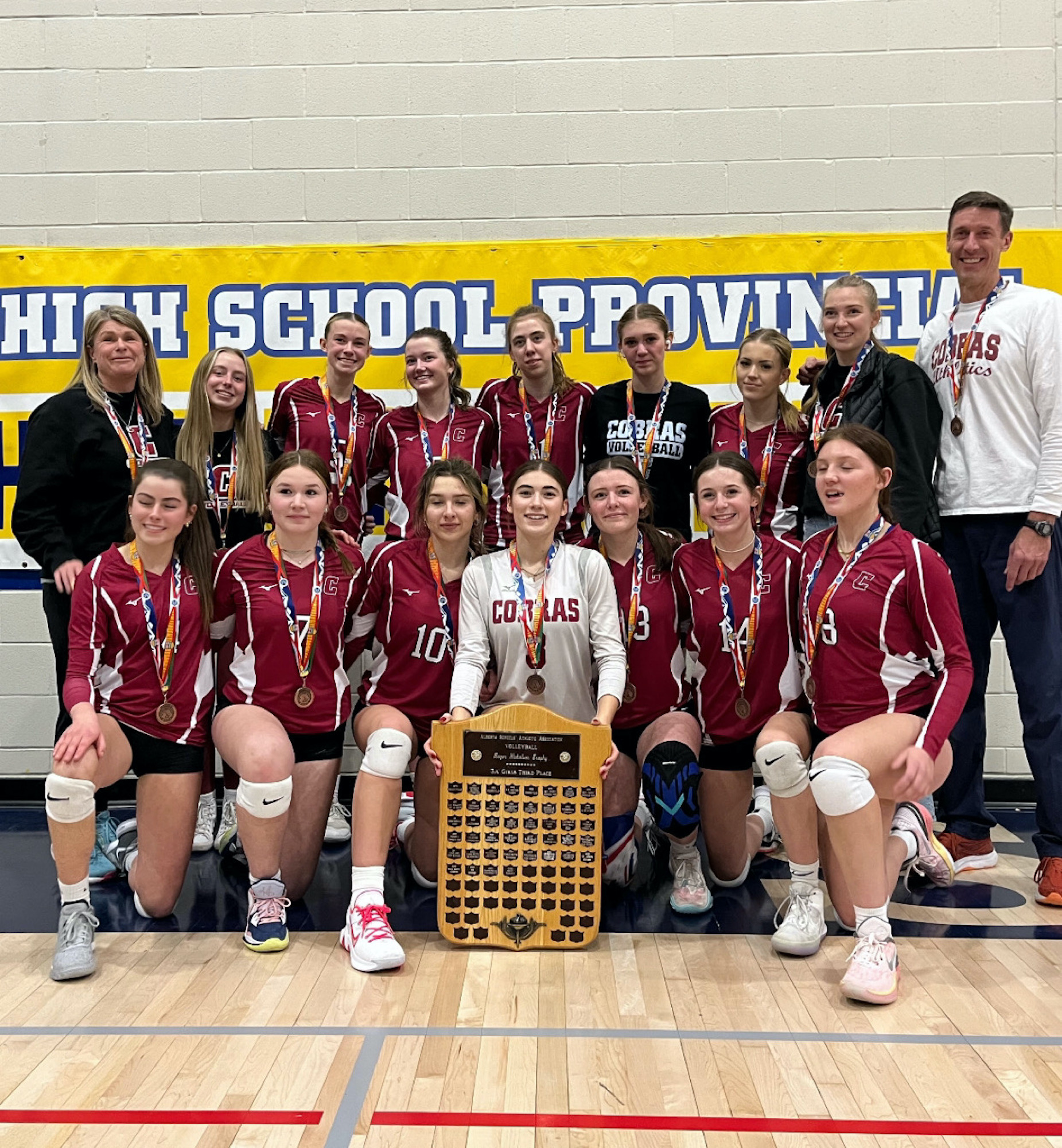 True Grit: Cobras senior girls volleyball team wins bronze at