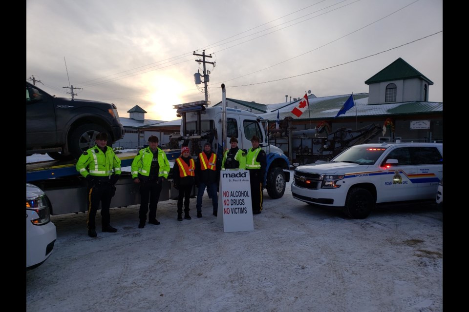 St. Paul enforcement and education at a checkstop. (Submitted Photo)