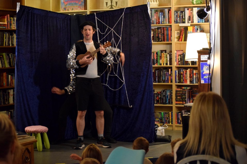 Young kids were treated to a story time performance Found Books called Story Magic with Charlie and Jeanie on July 5. 